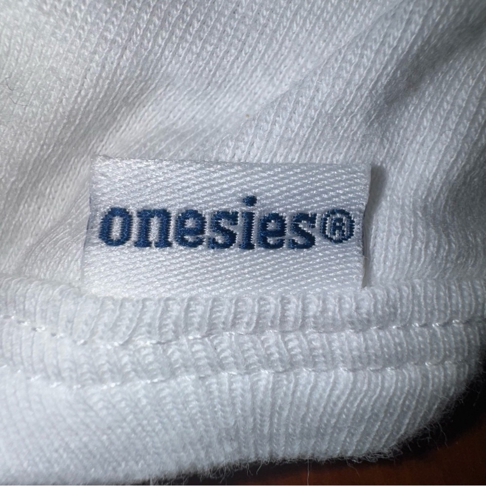 Set of 6 Gerber Organic Cotton White Short Sleeve Onesies | 0–3 Months - Picture 5 of 6